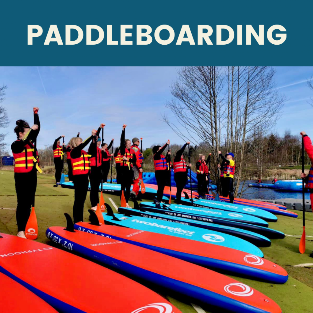 Group paddleboard lesson