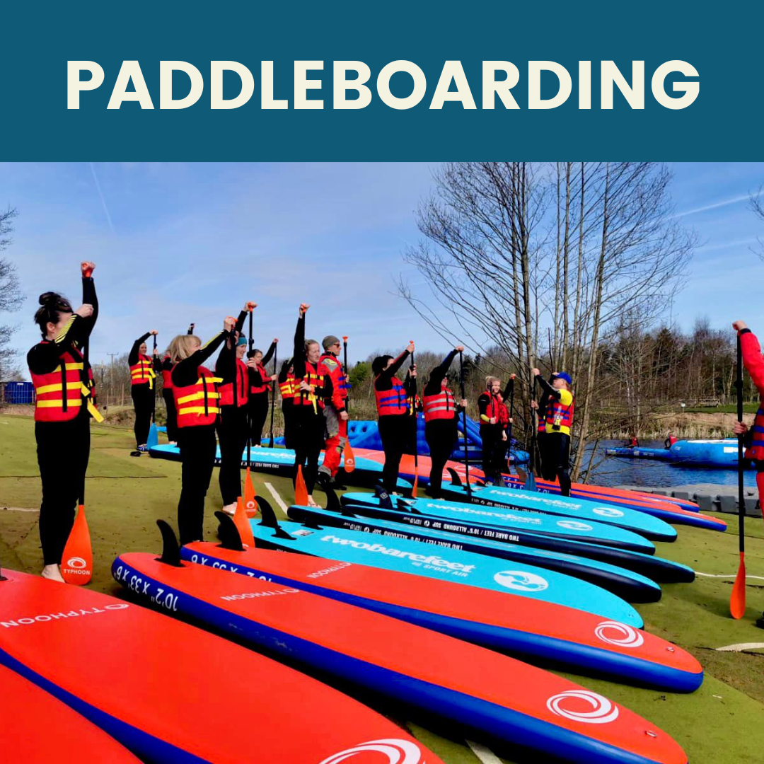 Group paddleboard lesson