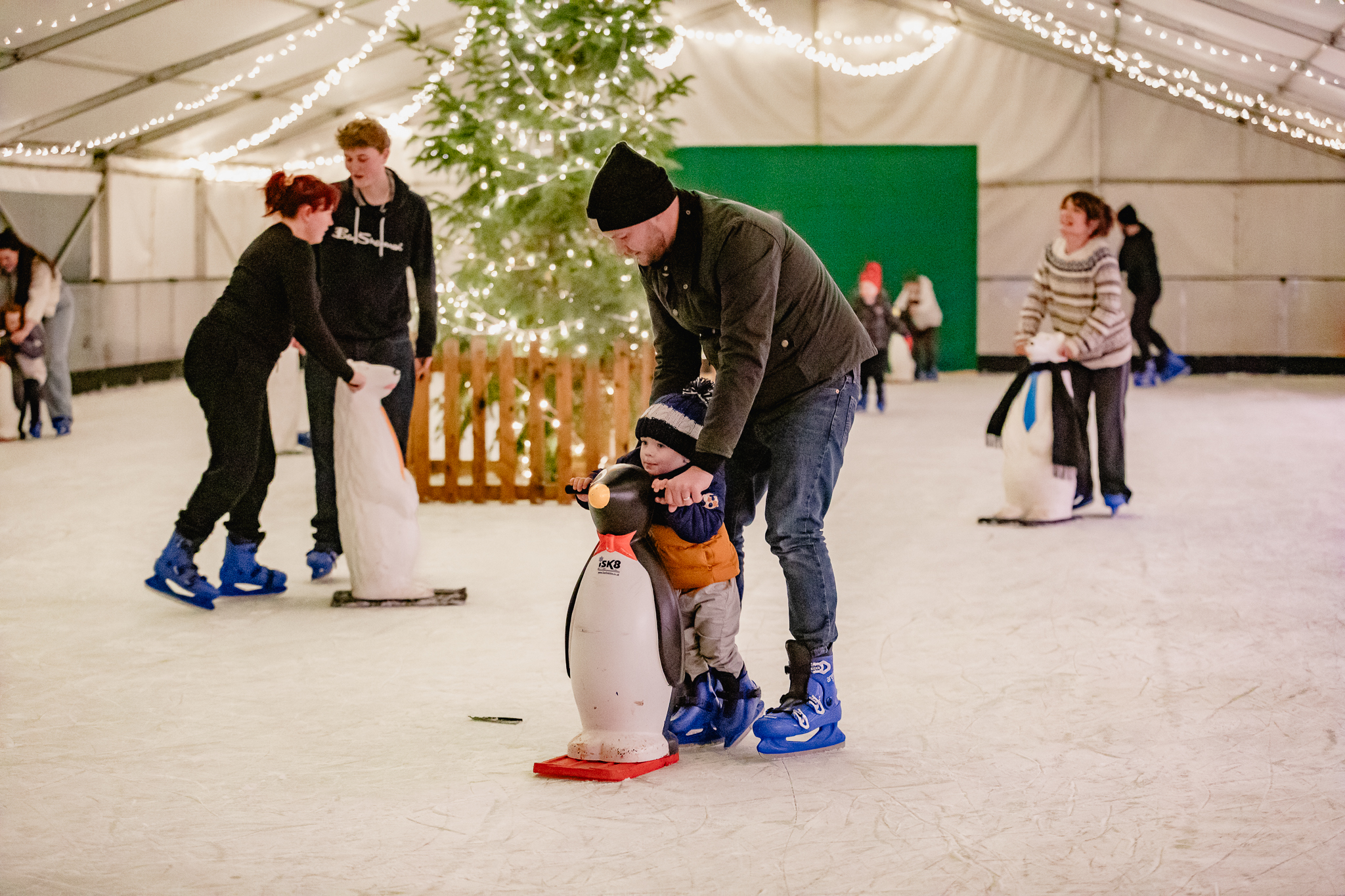 Ice Skating at Alderford Lake