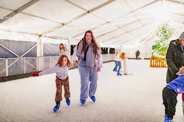 Ice Skating at Alderford Lake Ice Rink
